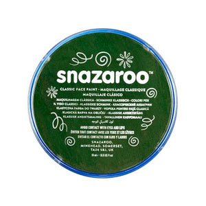 Snazaroo Dark Green Face Paint 18ml - Shopdance.co.uk