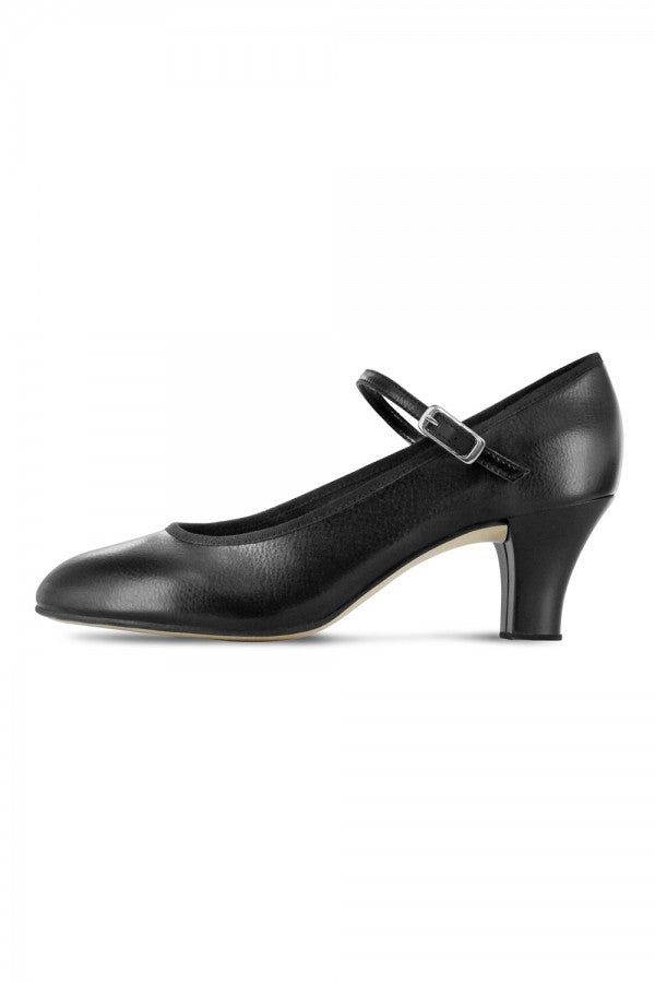 Ladies Neo Jazz Leather Shoes, Black – BLOCH Dance - View #6