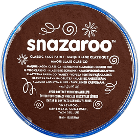 Snazaroo Dark Brown Face Paint - Shopdance.co.uk