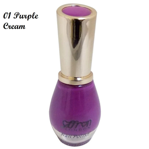 Saffron Nail Polish (No1 Purple Cream)