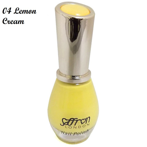 Saffron Nail Polish (No 4 Lemon Cream)