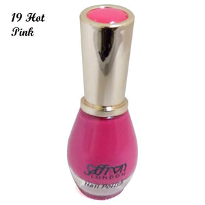 Saffron Nail Polish (No 19 Hot Pink)