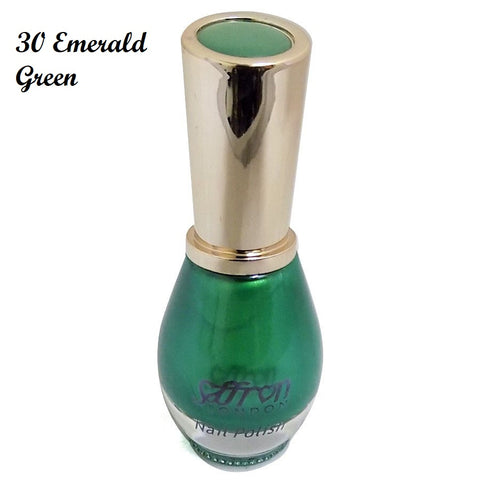 Saffron Nail Polish (No 30 Emerald Green)
