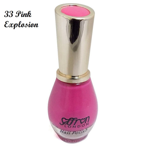 Saffron Nail Polish (No 33 Pink Explosion)