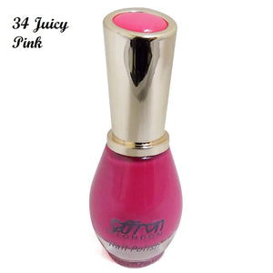 Saffron Nail Polish (No 34 Juicy Pink)