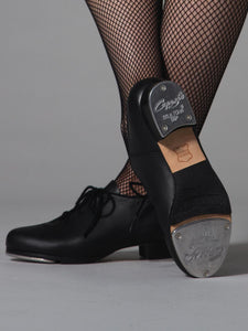 Leather Cadence TAP Shoe BLACK With Tele Tone heel and taps by Capezio Code: CG19 - Shopdance.co.uk