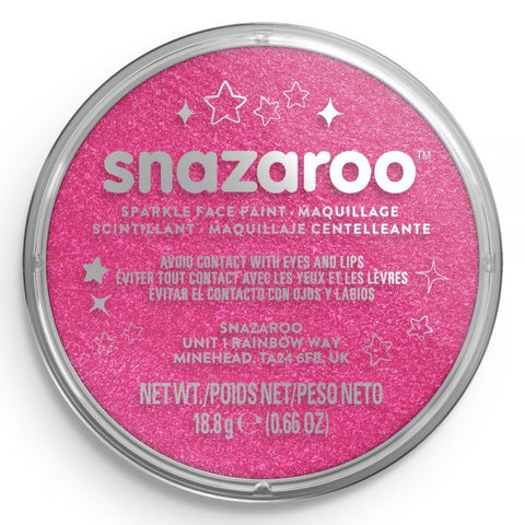 Snazaroo Sparkle Pink Face Paint 18ml