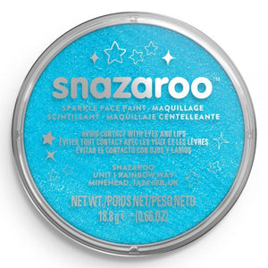 Snazaroo Sparkle Turquoise Face Paint 18ml