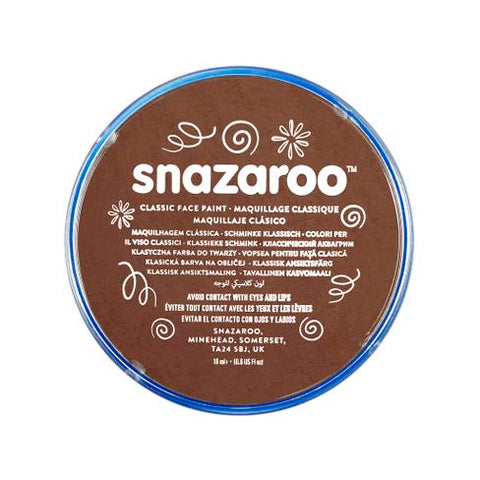 Snazaroo Brown Face Paint 18ml - Shopdance.co.uk