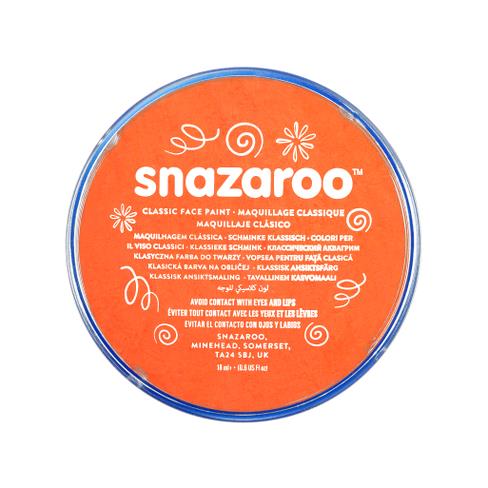 Snazaroo Dark Orange Face Paint 18ml - Shopdance.co.uk