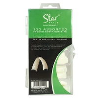 Assorted French Curvation Nail Tips by Star Nails - United Beauty - (Pack 100) - Shopdance.co.uk