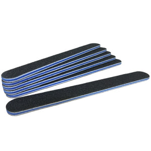 Black Foam Nail File (100/180 grit) Pack of 6 by Star Nails-United Beauty - Shopdance.co.uk