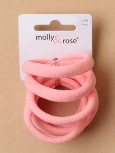 Elastics (Card of 6 pale pink Jersey elastics) - Shopdance.co.uk