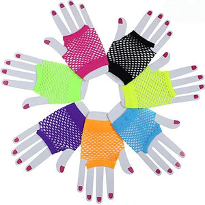 Fingerless Fishnet Gloves short gloves Costume Accessories for Parties - Shopdance.co.uk