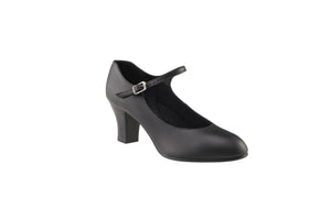Girls-Women's Capezio BLACK Student Footlight Character Shoes Code: 650 - Shopdance.co.uk