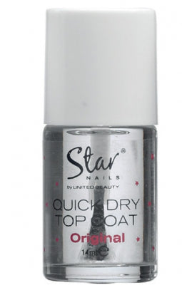 Quick Dry Top Coat 14ml by Star Nails - United Beauty - Shopdance.co.uk