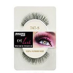 Amazing Shine Human Hair Eyelashes (747-S) BLACK - Shopdance.co.uk