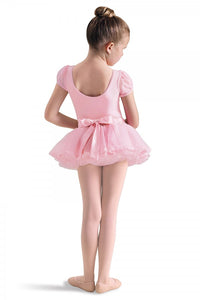 Girls Pretty Satin Waist Tutu Skirt Pink by Bloch CR4061)