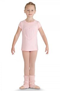 Girls Bloch Dance T Shirt Lilac or Pink Code: CZ9052 CLEARANCE - Shopdance.co.uk