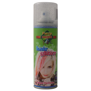 Hair Glitter Spray 125ml SILVER - Party Success - Shopdance.co.uk