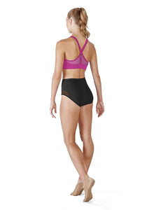 Ladies Pink Mesh Fitness Crop Top by Bloch Code: FT5007 CLEARANCE - Shopdance.co.uk