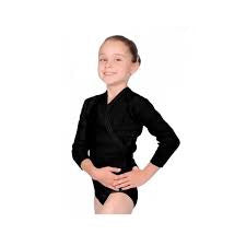 Girls-Women's Black Ballet Dance Wrap Cardigan Acrylic by Roch Valley Code:OL1 - Shopdance.co.uk