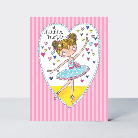 PACK OF 10 NOTECARDS – A LITTLE NOTE/BALLERINA