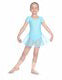 Short Sleeve Skirted LEOTARD AQUA by Roch Valley Code RV2383 - Shopdance.co.uk