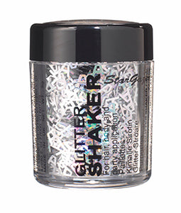 Glitter Shaker HOLOGRAM ALPHABET Shapes - Stargazer - Shopdance.co.uk