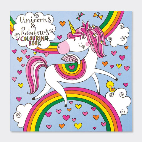 UNICORNS & RAINBOWS COLOURING BOOK