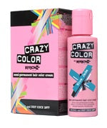 Crazy Colour Semi Permanent Hair Dye 100ml BLUE JADE - Shopdance.co.uk