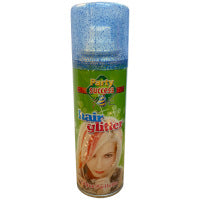 Party Success Temporary Blue Glitter Hair Colour Spray - 125ml