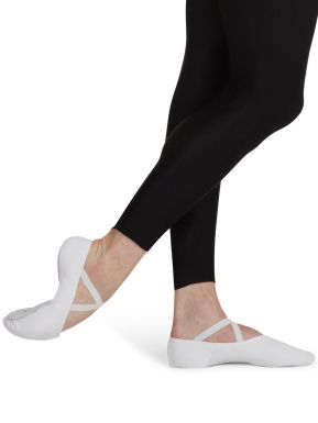 Mens White Canvas Split Sole Ballet Shoe by Capezio Code: U2031 Medium Fit. CLEARANCE - Shopdance.co.uk