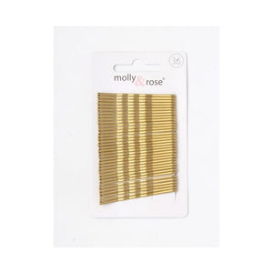 Kirby Grips Card of 36 in Gold 45mm