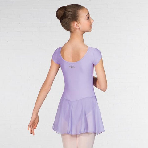 LILAC Preparatory & Primary Girls Ballet Skirted Leotard by 1st Position with IDTA Logo on back. - Shopdance.co.uk