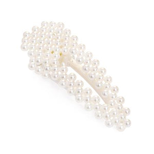 Gold colour cream pearl effect hair clip. - Shopdance.co.uk