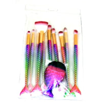 Make-up Brush Set Mermaid. - Shopdance.co.uk