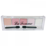 Eyeshadow Pink-White Shimmer 5 Colour - by La Femme - Shopdance.co.uk