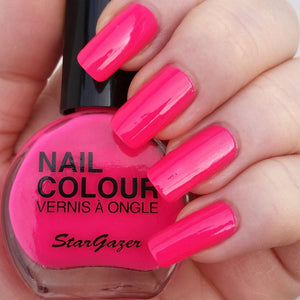 Neon Pink Nail Polish (Stargazer) - Shopdance.co.uk