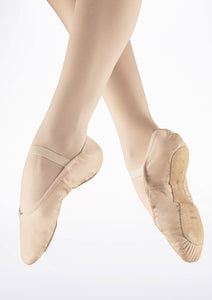 Girls-Ladies Bloch Ballet Shoes PINK Leather Full Sole B-C fit Code: S0209 Best Seller - Shopdance.co.uk