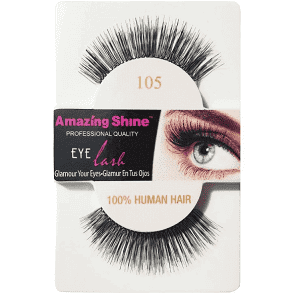 Amazing Shine Human Hair Eyelashes (105) - Shopdance.co.uk