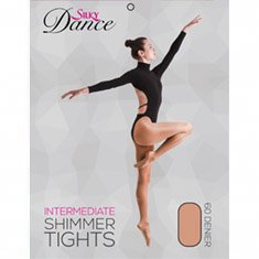 Shimmer Footed Dance Tights - Light Toast - Childrens and Adults - Silky Dance - Shopdance.co.uk