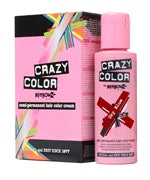Crazy Colour Semi Permanent Hair Dye 100ml VERMILLION RED - Shopdance.co.uk